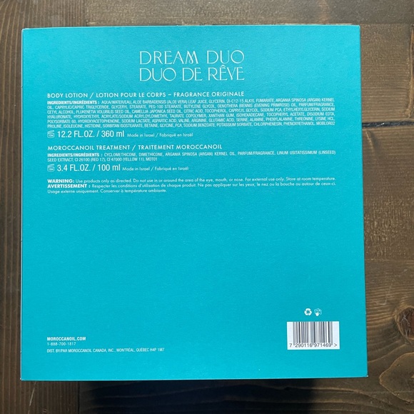 Moroccanoil Dream Duo Hair & Body Set 360ml Body cream 100ml original Treatment - Picture 5 of 5